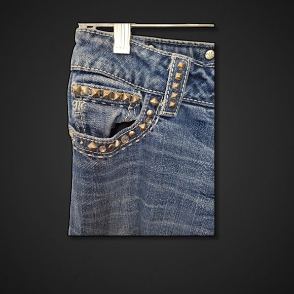 Miss Me Blingy Womens Blue Jeans Size 26 - Picture 2 of 9